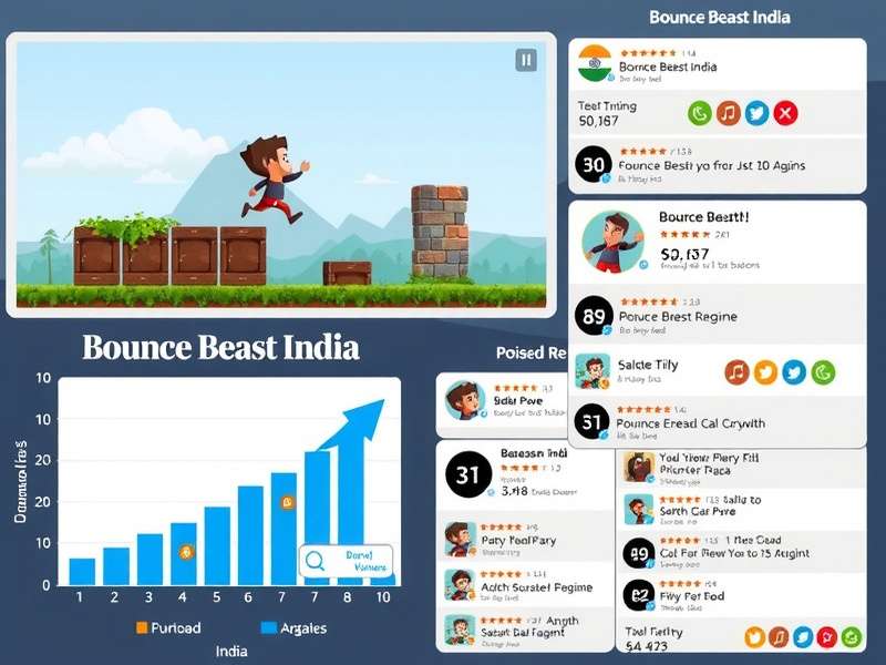 Collage of positive player reviews for Bounce Beast India