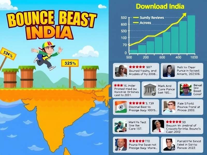 Chart showing Bounce Beast India download growth across Indian states